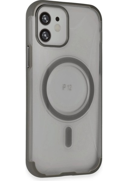 iPhone 12 Hilton Magsafe Kapak - Titan Gri - BRF12475-5431 fiyatları