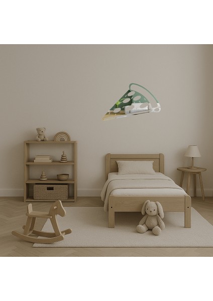 Minimalist Pizza Dekoratif Aynalı Tablo - BRF13896-9328 fırsatları
