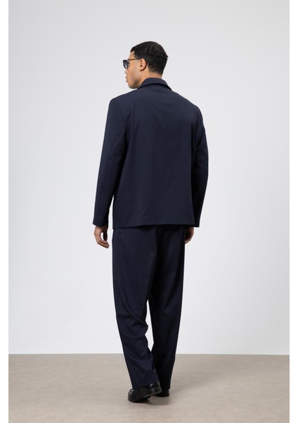 Oversize Kuşaklı Takım Elbise Lacivert fiyatları