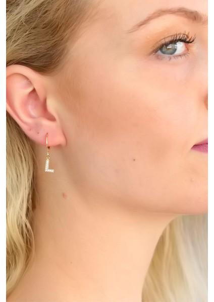 L Harf Bayan Küpe - Lisinya