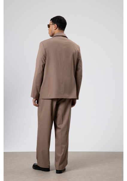 Oversize Kuşaklı Takım Elbise Vizon indirimleri