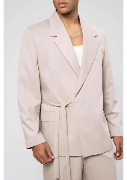 Oversize Kuşaklı Takım Elbise Taş fırsatları