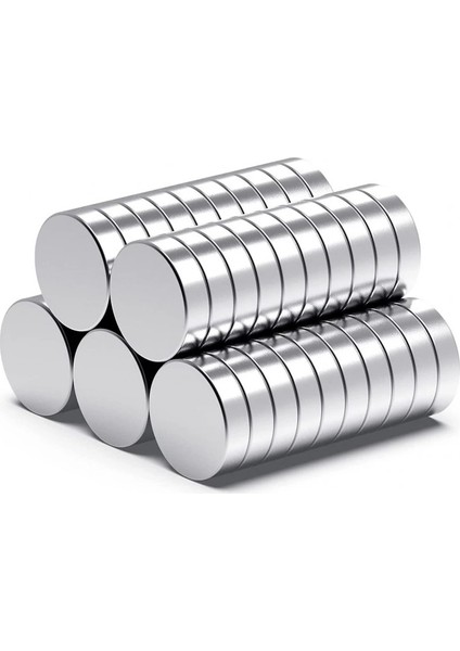 1 Adet 10X2MM Yuvarlak Neodyum Mıknatıs Güçlü Magnet Nikel Kaplamalı ( Lisinya ) modelleri
