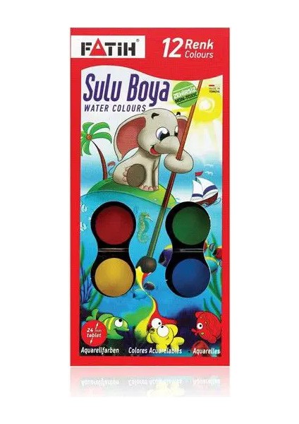 Sulu Boya 12 Renk