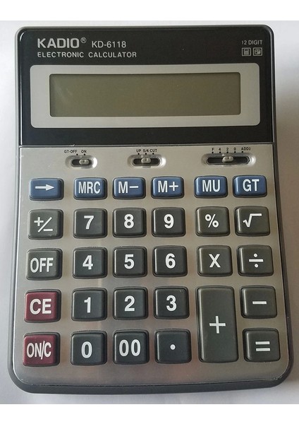 KD-6118 12 Haneli Büyük Boy Hesap Makinesi - Lisinya