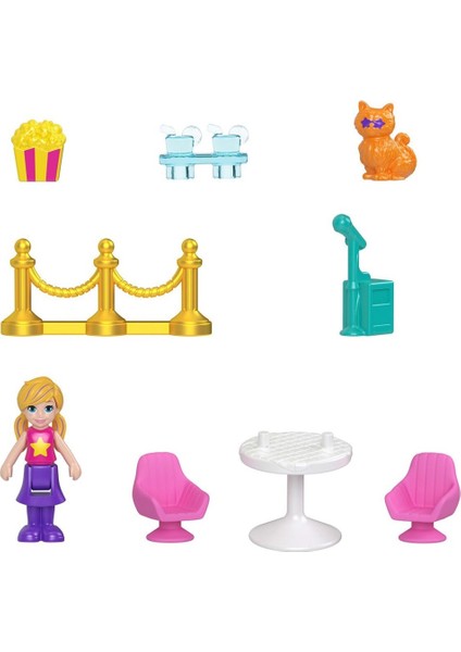 Nessiworld JFV01 Polly Pocket Kedicik Sineması Mini Oyun Seti fırsatları
