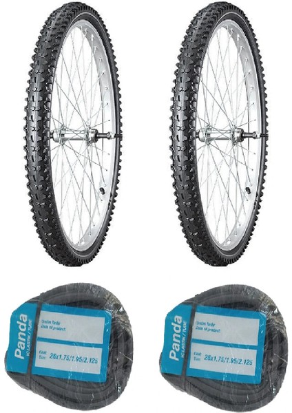 Irc 26 Jant 26X1.95 Mb-51 Bisiklet Dış Lastiği x 2 Adet+ Panda Iç Lastik Seti