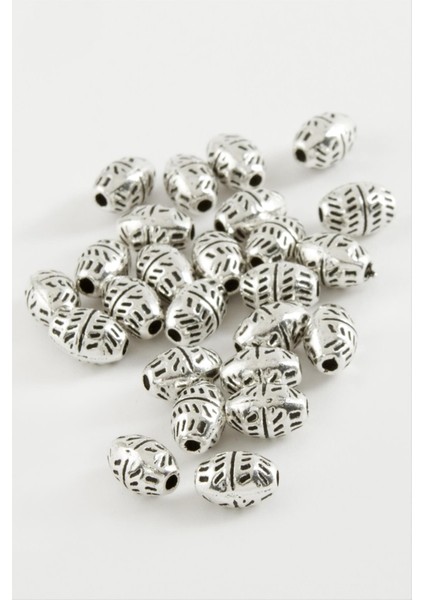 Sepetim Oval Tesbih Ara Aparatı 50 Gram-Gümüş Rengi