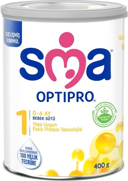 Nessiworld Sma Optipro Probiyotik 1 Bebek Devam Sütü 0-6 Ay 400 gr