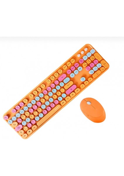 Tr Mofii Sweet Turuncu Klavye Mause Set