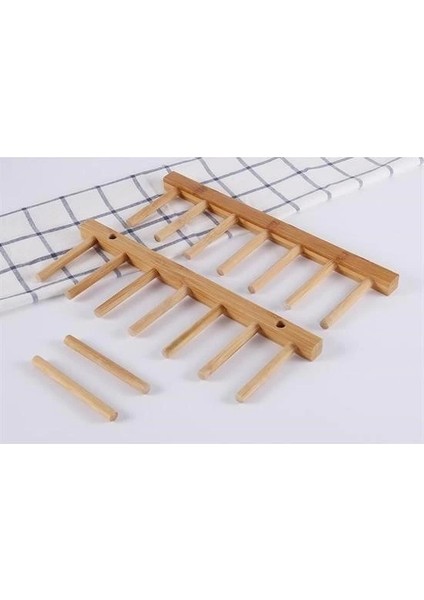 6 Bölmeli Lux Bambu Tabaklık Organizer indirimleri