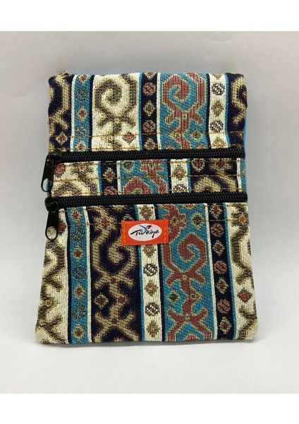 Otantik Desenli Fermuarlı Askılı Çanta Özel Dikim - GS201 (Lisinya) modelleri