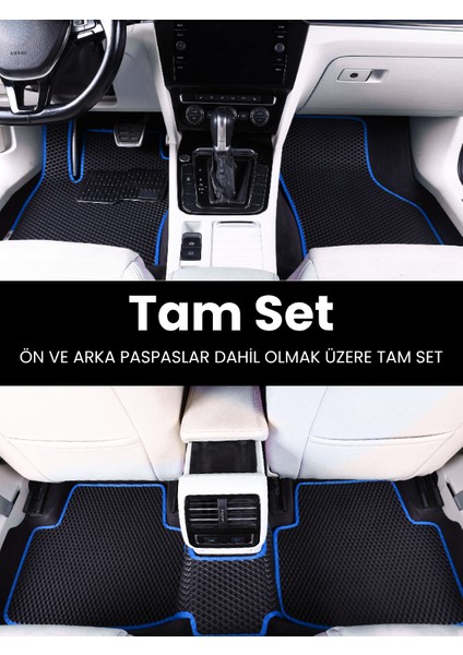 Bmw 3 Serisi F30 Sedan (2012-2019) Uyumlu Eva Paspas Tam Set–araca Özel,su Geçirmez modelleri
