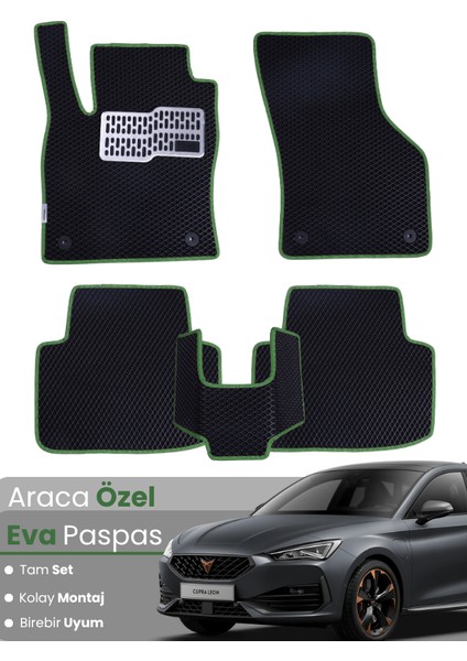 Cupra Leon (2022-2024) Uyumlu Eva Paspas Tam Set–araca Özel,su Geçirmez,kolay Montaj