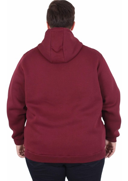 Büyük Beden Unisex Kapüşonlu 3ip Sweat 11701 Murdum modelleri