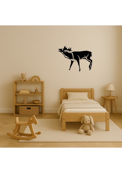 Geyik ve Doğa Temalı Dekoratif Iç Mekan Tablosu - BRF11652-6245 modelleri