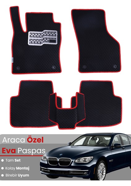 Bmw 7 Serisi Fd2-Long (2009-2015) Uyumlu Eva Paspas Tam Set–araca Özel,su Geçirmez