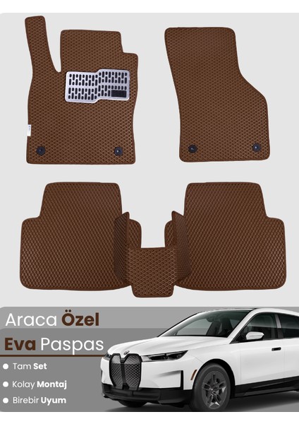 Bmw Ix (2022-2025) Uyumlu Eva Paspas Tam Set–araca Özel,su Geçirmez,hızlı ve Kolay Montaj
