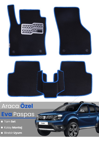 Dacia Duster (2009-2017) Uyumlu Eva Paspas Tam Set–araca Özel,su Geçirmez,kolay Montaj
