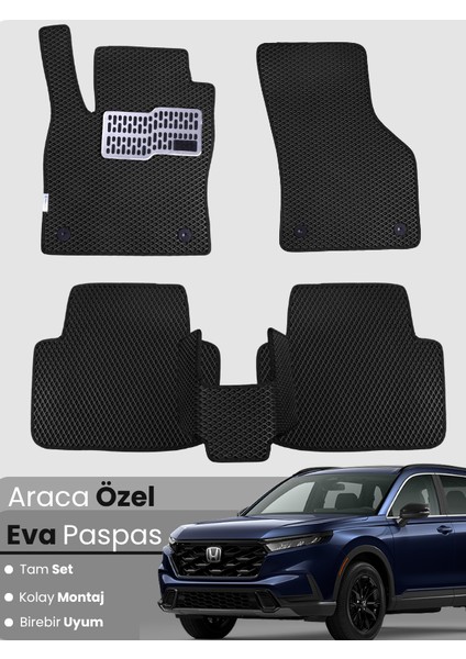 Honda Crv 5 (2018-2024) Uyumlu Eva Paspas Tam Set–araca Özel,kolay Montaj,su Geçirmez