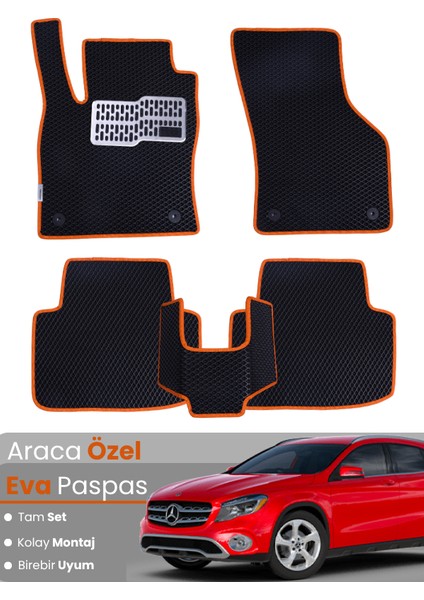 Mercedes Benz Gla (2014-2020) Uyumlu Eva Paspas Tam Set – Araca Özel Tasarım