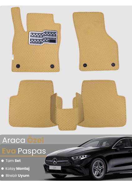 Mercedes Benz Cls (2018-2025) Uyumlu Eva Paspas Tam Set – Araca Özel Tasarım