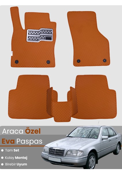 Mercedes Benz C Serisi W202 (1992-2000) Uyumlu Eva Paspas Tam Set – Araca Özel Tasarım
