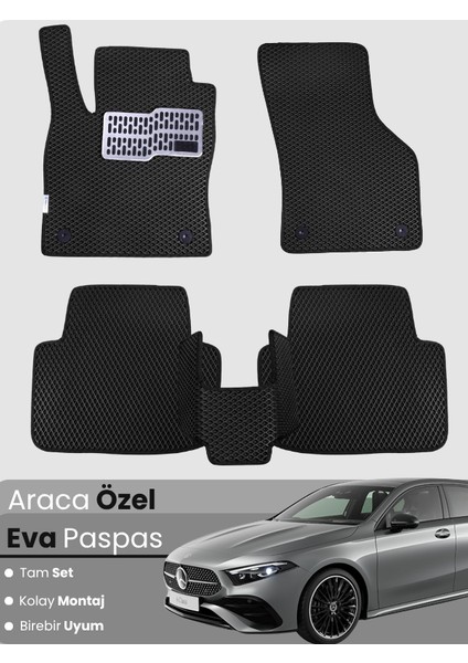 Mercedes Benz A Serisi W177 Hatchback (2018-2025) Uyumlu Eva Paspas Tam Set – Araca Özel Tasarım
