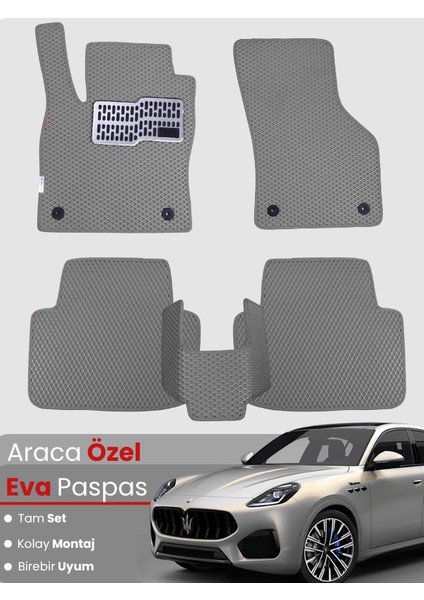 Maserati Levante Gt (2020-2025) Uyumlu Eva Paspas Tam Set – Araca Özel Tasarım