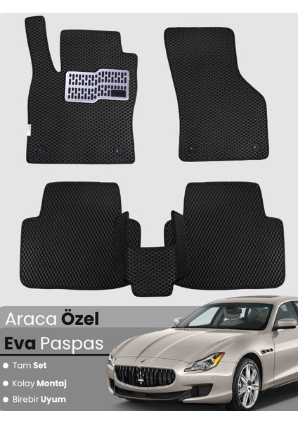 Maserati Quattroporte (2013-2023) Uyumlu Eva Paspas Tam Set – Araca Özel Tasarım
