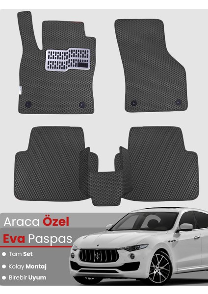 Maserati Levante (2017-2025) Uyumlu Eva Paspas Tam Set – Araca Özel Tasarım