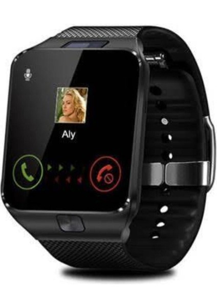 Siyah Bluetooth ve Sım Kartlı Akıllı Saat, Çok Fonksiyonlu ve Şık Tasarım modelleri