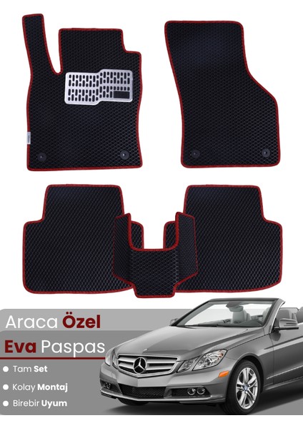 Mercedes Benz E Coupe C207 (2009-2013) Uyumlu Eva Paspas Tam Set – Araca Özel Tasarım