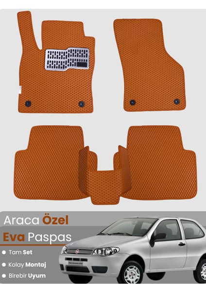 Fiat Linea (2007-2018) Uyumlu Eva Paspas Tam Set–araca Özel,su Geçirmez,hızlı ve Kolay Montaj