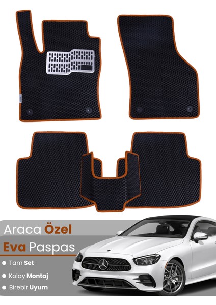 Mercedes Benz E Coupe A238 (2017-2023) Uyumlu Eva Paspas Tam Set – Araca Özel Tasarım