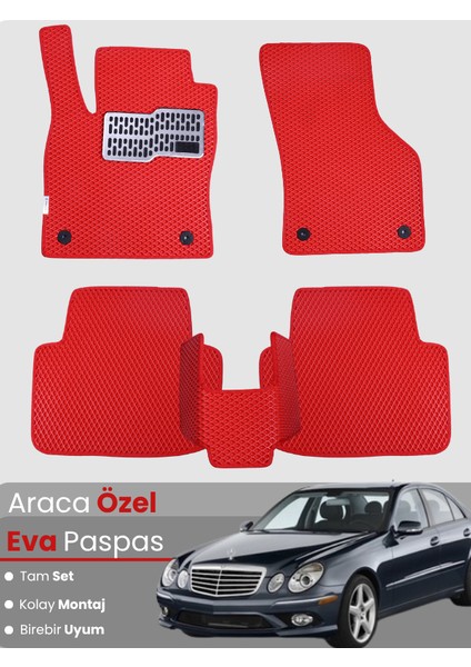 Mercedes Benz E Serisi W211 (2002-2009) Uyumlu Eva Paspas Tam Set – Araca Özel Tasarım