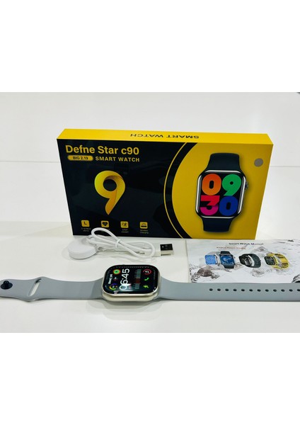 Bluetooth Akıllı Saat, 2.19 Inç Ekran, Uyumlu, Şık ve Kullanışlı Tasarım fırsatları