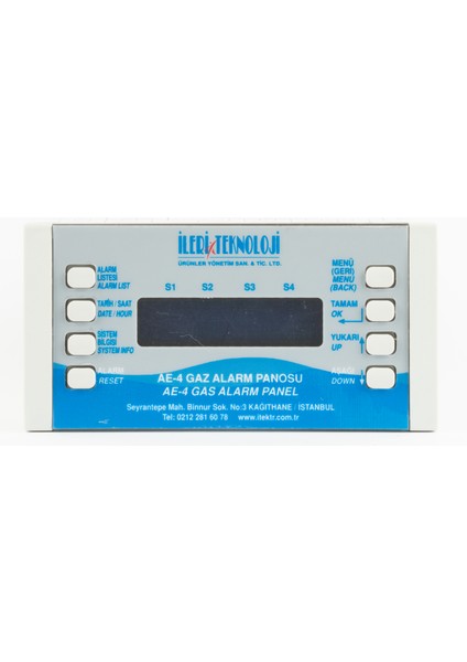Ae4 Gaz Alarm Paneli