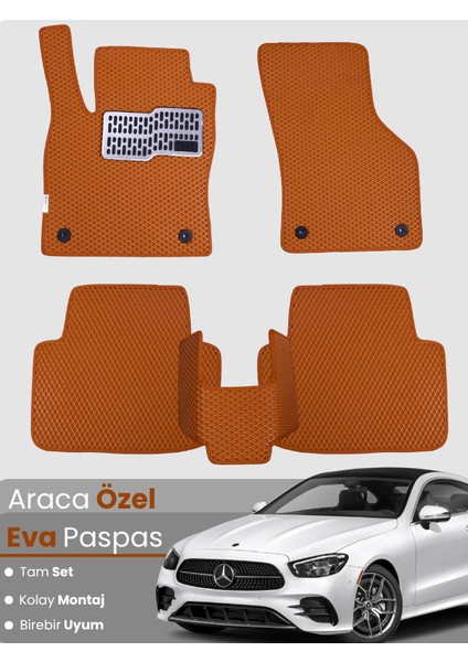 Mercedes Benz E Coupe A238 (2017-2023) Uyumlu Eva Paspas Tam Set – Araca Özel Tasarım