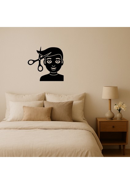 Saç Kesimi Yapan Adam Emoji Tablosu - BRF18344-8005