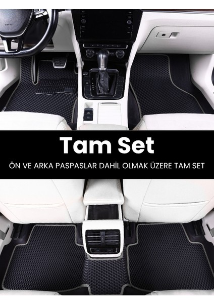 Bmw 7 Serisi E66 Long (2003-2009) Uyumlu Eva Paspas Tam Set–araca Özel,su Geçirmez modelleri