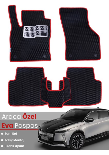 Citroen Ds4 (2021-2024) Uyumlu Eva Paspas Tam Set–araca Özel,su Geçirmez,kolay Montaj