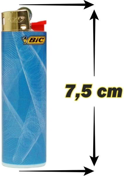 Taşlı Çakmak 3 Adet, Slim, Desenli Renkler, Seçenekli fiyatları