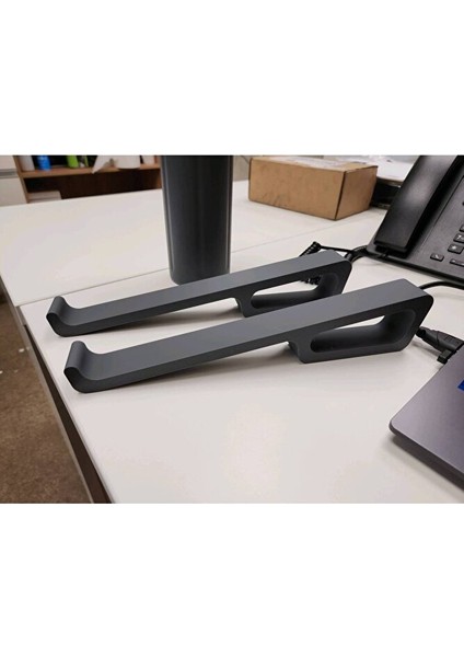 Ergonomik Laptop Standı Siyah – Notebook, Bilgisayar Yükseltici, Isı Dağıtıcı, Taşınabilir Notebook Tutucu fiyatları