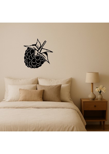 Şık Böğürtlen Temalı Mdf Duvar Tablosu - BRF13374-7831