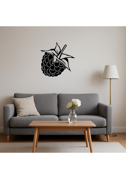 Şık Böğürtlen Temalı Mdf Duvar Tablosu - BRF13374-7831 fırsatları