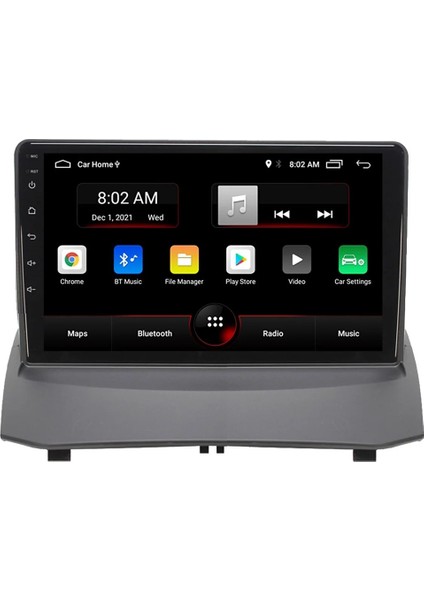 Ford FİESTA(2009-2018)-9''ANDROİD Gerçek 2+32 GB / 4 Çekirdek 1.6ghz / Wıfı 5.0ghz / Bt 5.4-Kablosuz Carplay-Hd Kameralı-Teknik Destekli modelleri