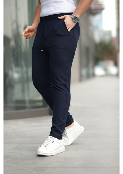 Erkek Trend Beli Lastikli Duble Paça Pantolon fiyatları