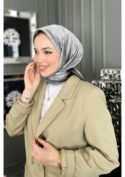 Ipek Eşarp Sonbahar Kış, Taşlanmış Sura Ipek Açık Mürdüm 8783757