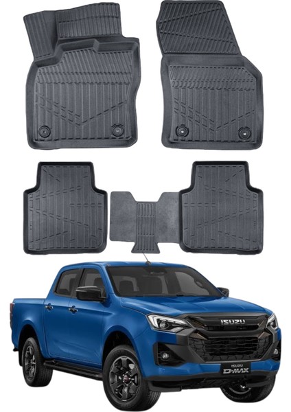 Isızu D-Max 2019+ Uyumlu Araca Özel Lüx 4d Paspas